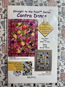 Quilt Woman.com QW-03 Straight to the Point Series Contra Dance Pattern - Picture 1 of 2