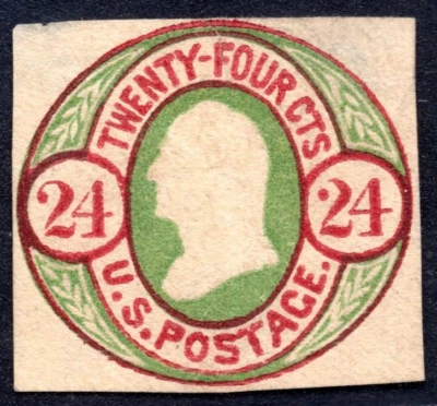 US 1861 STAMPED ENVELOPE SCOTT #U44 MINT - Image 1 of 2