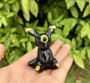 2"+ Natural Obsidian Skull Carved Quartz Crystal Skull Reiki Healing 1pc - Picture 1 of 7