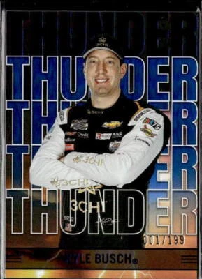 2023 Panini Chronicles #5 Kyle Busch Thunder Blue #1/199 - Image 1 of 2