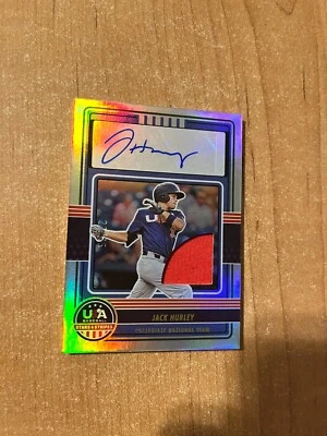 2023 Panini Stars & Stripes - Jack Hurley - Collegiate USA Patch Auto #d 22/25 - Image 1 of 3