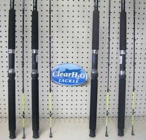 4PK OKUMA CLASSIC PRO CPM-90M-CT 9' CHARTRUESE TIP TROLLING RODS - Picture 1 of 1