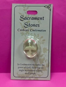 Celebrate Confirmation Pocket Stone by Milagros BRAND NEW - Picture 1 of 2