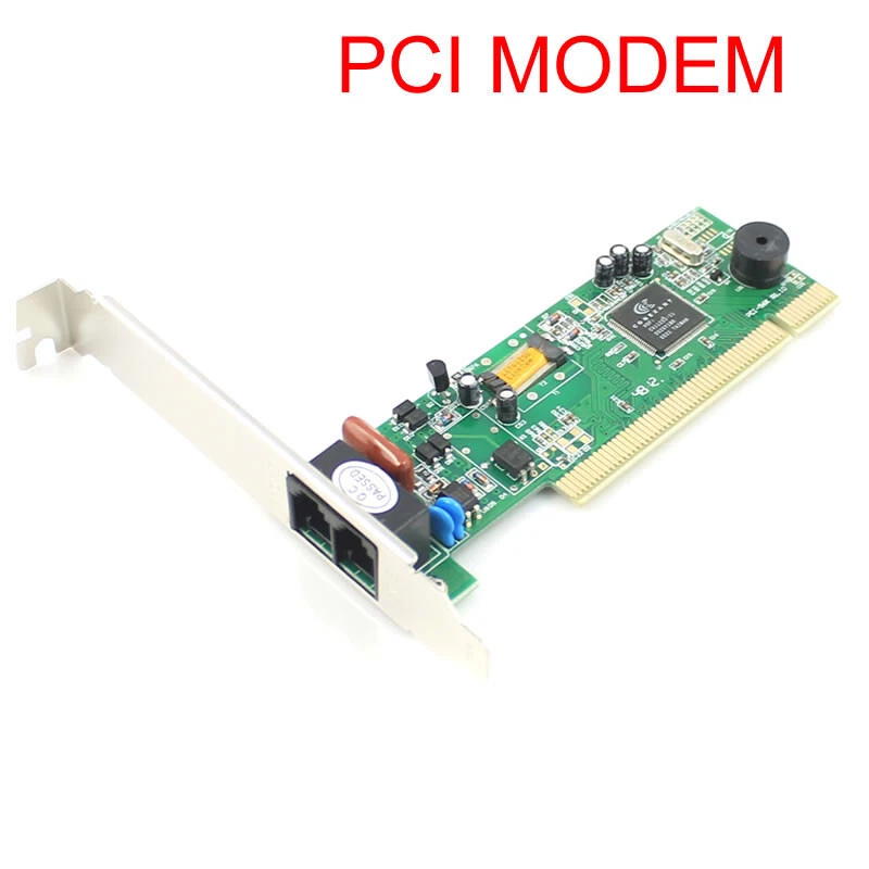 PCI 56K Data V.92 V.90 Dial Up Fax Voice Modem for XP Vista Win7/8 32/64 bit - Image 1 of 4