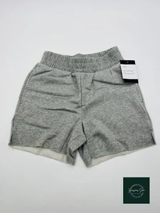 Girl's Kids Art Class Gray Scissor Cut Style Athletic Shorts- Size S (6/6X) - Picture 1 of 2