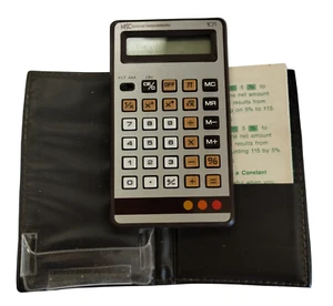 Vintage National Semiconductor Calculator Model 101 with Leather Case and Manual - Picture 1 of 1