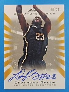 2012-13 PANINI LEAF GOLD DRAYMOND GREEN ROOKIE 6/25 AUTOGRAPHED SIGNATURE SERIES - Picture 1 of 2