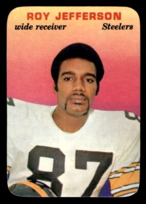 1970 Topps Super Glossy Football #17 Roy Jefferson NM/MT *d2 - Image 1 of 2