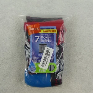 Hanes Underwear Boys Small Boxer Briefs Tagless Cool Comfort 7 Pack - Picture 1 of 10