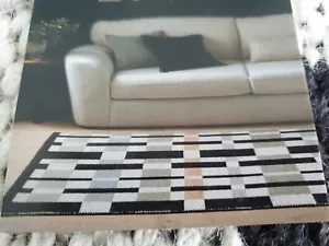 Marie Adeline at Next Split Stripe Wool Rug Rug 140 x 200cm £125 - Picture 1 of 13