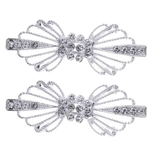 Wedding Bridal Dress Rhinestone Buckle Closure Hook And Eye - Picture 1 of 7