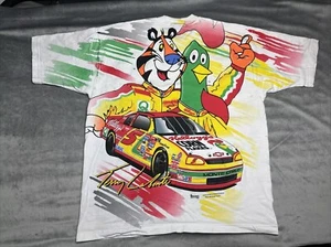 Vintage 1996 Chase Herren XL NASCAR Terry Labonte Kelloggs All Over Print T-Shirt - Bild 1 von 22