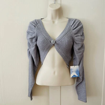 Nuevo con etiquetas Suéter Cárdigan Majorelle Para Mujer Un Botón Talla S Preppy Contemporáneo Foto 1 de 4