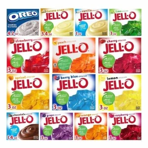 Jell-O Gelatin / Pudding (1-4.2Oz) - Custom 2 Pack (Choose Your Flavours) - Picture 1 of 1