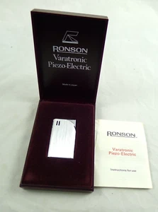 old vintage RONSON VERATRONIC LIGHTER WORKS BOX AND INSTRUCTIONS - Picture 1 of 4