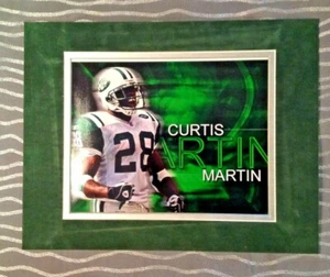 NEW YORK JETS - CURTIS MARTIN #28 - MATTED PHOTO - Picture 1 of 3