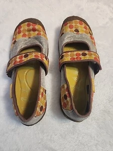 Keen Harvest Polka Dot Mary Jane Slip On Shoes Women's Sz  7 7.5 Autumn Colors - Picture 1 of 8