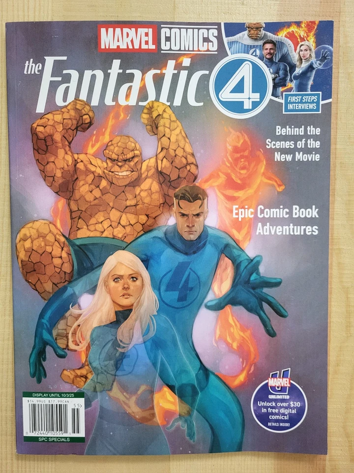 Fantastic 4 2025 Marvel Magazine Epic Comic Book Behind the Scenes Interviews - Image 1 of 1