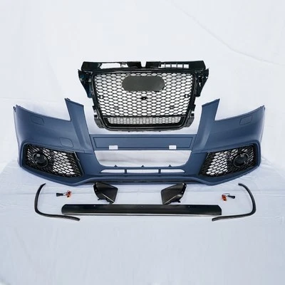 For Audi A3 S3 8P.5 2008 - 2012 RS3 Style Front Bumper Body Kit Include Grille - Image 1 of 4