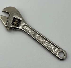 "Llave ajustable de 4"" herramienta de colección antigua hecha en ALEMANIA OCCIDENTAL" - Imagen 1 de 8