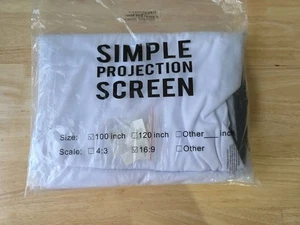 Schermo proiettore semplice 100 pollici - Foto 1 di 3