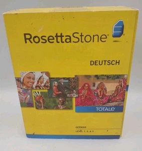 Rosetta Stone German level 1,2,3 Deutsch For PC Open Box But New W/ Headphones - Picture 1 of 5