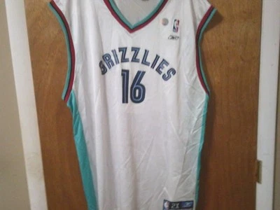 NWOT Mens Reebok Memphis Grizzlies Pau Gasol #16 Jersey-Size 2XL-White - Image 1 of 4