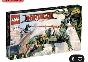 LEGO Green Ninja Mech Dragon 70612 Ninjago Movie Set, 544 Pieces, Ages 8-14