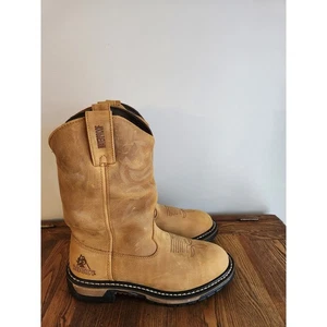 Rocky Original Ride Branson Roper wasserdichte Westernstiefel Herren Größe 8,5 neu im Karton - Bild 1 von 11