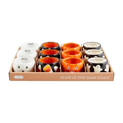 Mud Pie H5 3"di x 2"H Glow In The Dark Tidbid Bowl Dish 41860051 - Choose Design