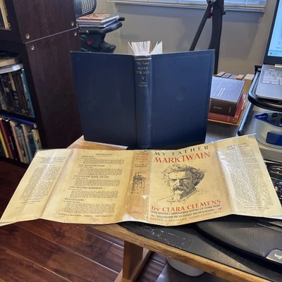 MY FATHER MARK TWAIN by Clara Clemens 1931 hcdj 1st Historic Photos - Image 1 of 4