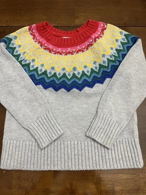 Gymboree Fair Isle Sweater - Size (4) thick & beautiful - unisex - Image 1 of 4