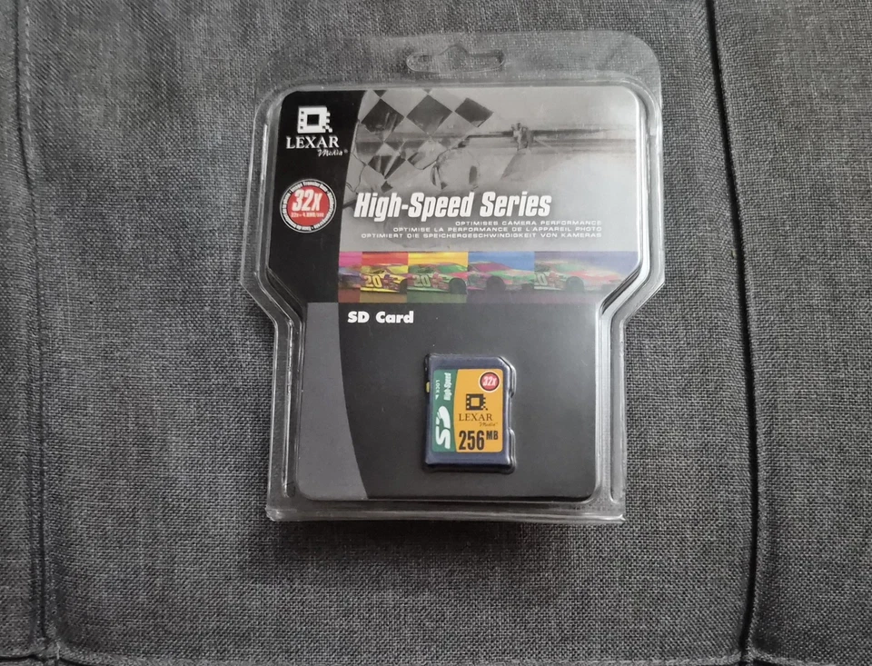 Sealed Older Generation ~ Lexar Media ~ 256 MB SD Card - Image 1 of 3