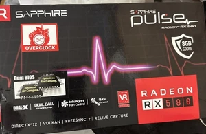 SAPPHIRE Pulse Radeon RX 580 8GB GDDR5 Graphics Card  - Picture 1 of 14