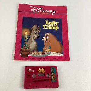 Disney Lady And The Tramp Book Musical Cassette Tape Classic Vintage 1979 - Picture 1 of 7