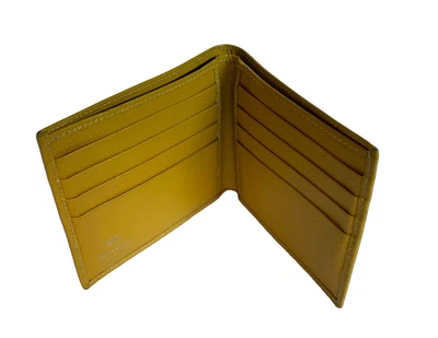 Cellerini Firenze,Art 750,皮革钱包,可容纳 8 张卡片和钞票,宽 4 英寸 — 第 1/4 张图片