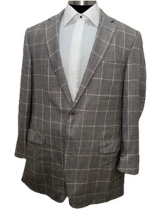 J.P TILFORD SAMUELSOHN Mens Loro Piana Cashmere Blazer Sport Coat Size 44l - Picture 1 of 13