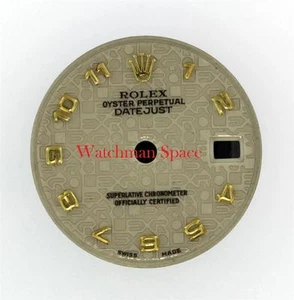 Original Dama Rolex Datejust 26mm 69173 Crema Jubileo Esfera Numérica Árabe 2T E23 - Imagen 1 de 3