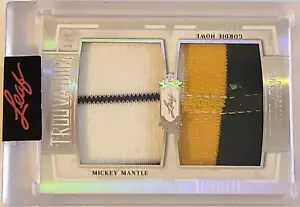 MANTLE NICKLAUS NAMATH HOWE 2023 SUPERLATIVE MULTISPORT QUAD JUMBO PATCH SSP 1/2 - Picture 1 of 3