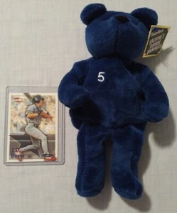 J.D. Drew - 1999 Team Best Salvino's Rookie Bammers (blue beanie bear) COA - Bild 1 von 2