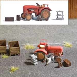 Busch H0 7937 - Action Set "Riparazione Trattore" - Foto 1 di 1