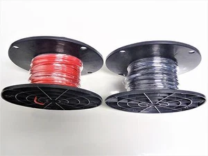 200' FT MTW 6 AWG GAUGE 100' BLACK & 100' RED STRANDED COPPER SGT HIGH STRAND - Picture 1 of 1