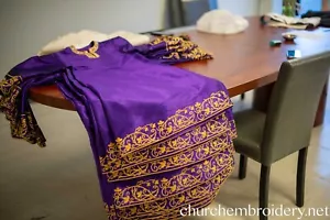Altar Server Robe Orthodox Church, Fully Embroidered - Picture 1 of 7