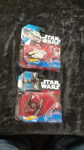 2014 Hot Wheels Star Wars Die-Cast Ghost y First Order Tie Fighter ambos nuevos - Imagen 1 de 2