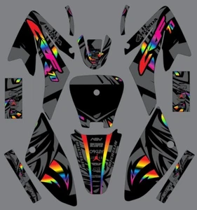 Graphic Kit for 2002-2012 Honda CRF70 CRF 70 Rainbow Decals - Picture 1 of 1
