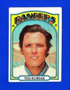 1972 Topps BASEBALL SET BREAK #23 TED KUBIAK VG+/EX TEXAS RANGERS (SB1) - Picture 1 of 2