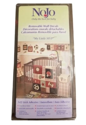 NoJo My Little MVP Sports Themed Removable Vinyl Wall Decals Kids Room - Image 1 of 4