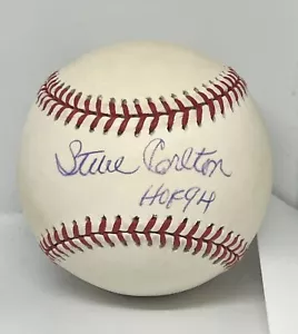 Steve Carlton signierter offizieller Baseball der National League mit HOF Insc. Beckett - Bild 1 von 6