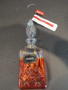 ASHLAND SAMMLERSTÜCK Bourbon Whiskey FLASCHENFORM Glas Weihnachtsschmuck 5,75" - Bild 1 von 6