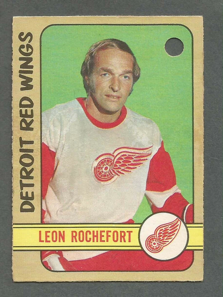 1972-73 OPC O-Pee-Chee Hockey Leon Rochefort #204 Detroit Red Wings **2 - Image 1 of 1